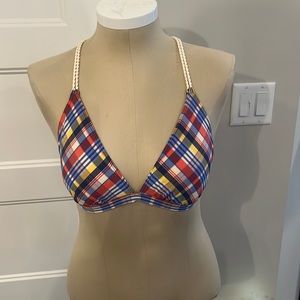 GUC! Sperry Plaid Bikini Top